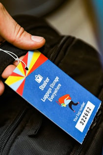 Барселона: камера хранения багажа в храме Святого Семейства