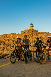 Μεσαιωνική Ρόδος Ebike Photo Tour Sunset Panorama