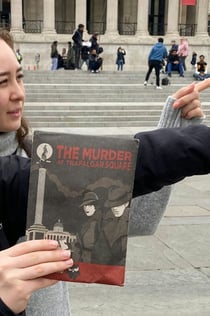 "The Murder at Trafalgar Square: Interactive Mystery Hunt in London"