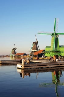 Zaanse Schans: Vstup do muzeí a větrných mlýnů + digitální audio průvodce