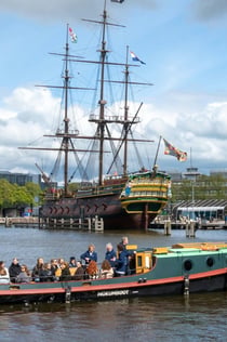 Amsterdam: Hop-on Hop-off-färjetur