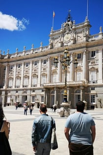 Palau Reial de Madrid: tiquet d'entrada + visita guiada en italià