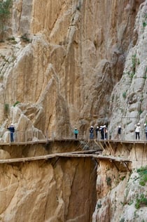 Caminito del Rey: prohlídka s průvodcem z El Chorro v němčině