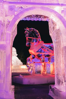 Art Below Zero: Eintritt zur Eisskulpturen-Ausstellung