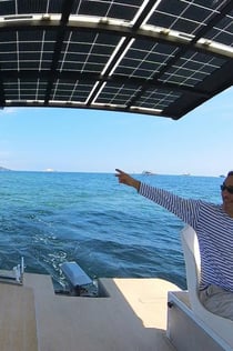 Beaulieu-sur-Mer: Romantische cruise op een elektrische boot op zonne-energie