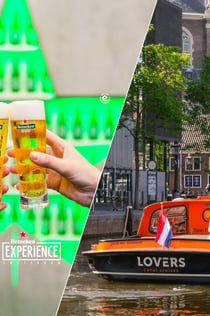 Amsterdam: 1-godzinny rejs krajoznawczy i bilet wstępu na Heineken Experience