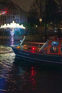 Amsterdam Festiwal Światła: Rejs z przewodnikiem audio z Dworca Centralnego