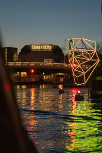 Amsterdam Festiwal Światła: Rejs z przewodnikiem audio z Dworca Centralnego