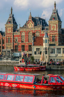 City Sightseeing Amsterdam: Autobus hop-on hop-off + rejs