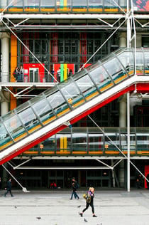 Centre Pompidou: permanent samling + tagadgang