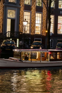 Festival de la llum d'Amsterdam: creuer en vaixell històric privat des del Museu H'ART