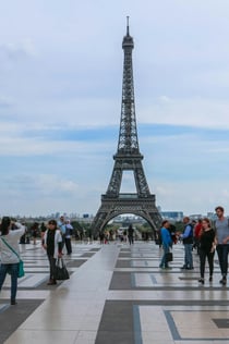 Torre Eiffel: Visita guiada al cim en grups reduïts