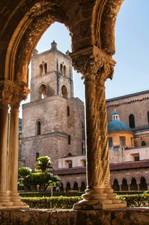 Chiostro di Santa Maria Nuova & Duomo di Monreale: Entree + PemCards ansichtkaart