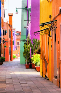 Murano e Burano: passeio de barco + demonstração de sopro de vidro