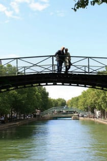 Κρουαζιέρα στο Canal Saint-Martin από το Musée d'Orsay στο Parc de la Villette