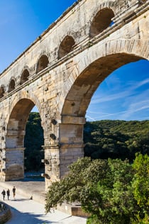 Pont du Gard + Museum: uden om køen