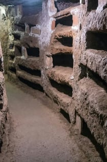 Catacomben Rome: Entreebewijs, Rondleiding + Transfer