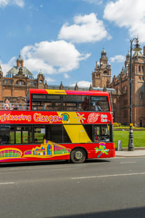 Hop-på-hop-af-bussen i Glasgow