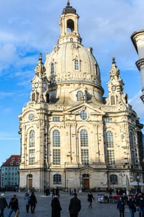 El casc antic de Dresden, Frauenkirche (interior) i Zwinger: visita guiada