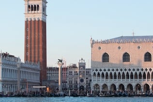 Bådtransport i Venedig