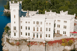 Miramare Castle and Park: Entry + PemCards Postcard