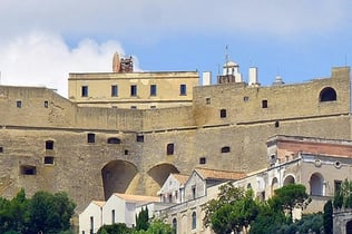 Naples: Castel Sant' Elmo with Pemcards Postcard