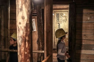Guided tour of Mining Museum, Bergbaumuseum Hall in Tirol, North Tyrol