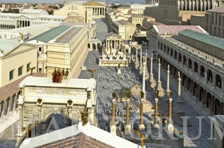 Roman Forum and Palatine Hill Entry with Multimedia Video