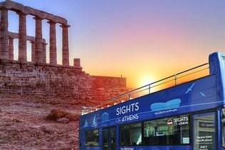 Sights of Athens Combo: Hop-on Hop-off Bus + Cape Sounion Sunset Tour