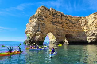 Benagil Cave: Guided Kayak Tour from Benagil Beach