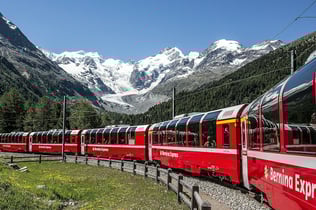 St. Moritz & Tirano: Bernina Express Panoramic Tour from Lake Como