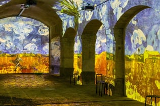 Lisbon: Living Van Gogh Exhibition at Mãe d'Água das Amoreiras Reservoir