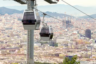 Cabinovia di Montjuïc: Biglietto Andata e Ritorno